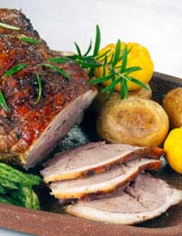 Traditional Easter Dinner: Roast Lamb